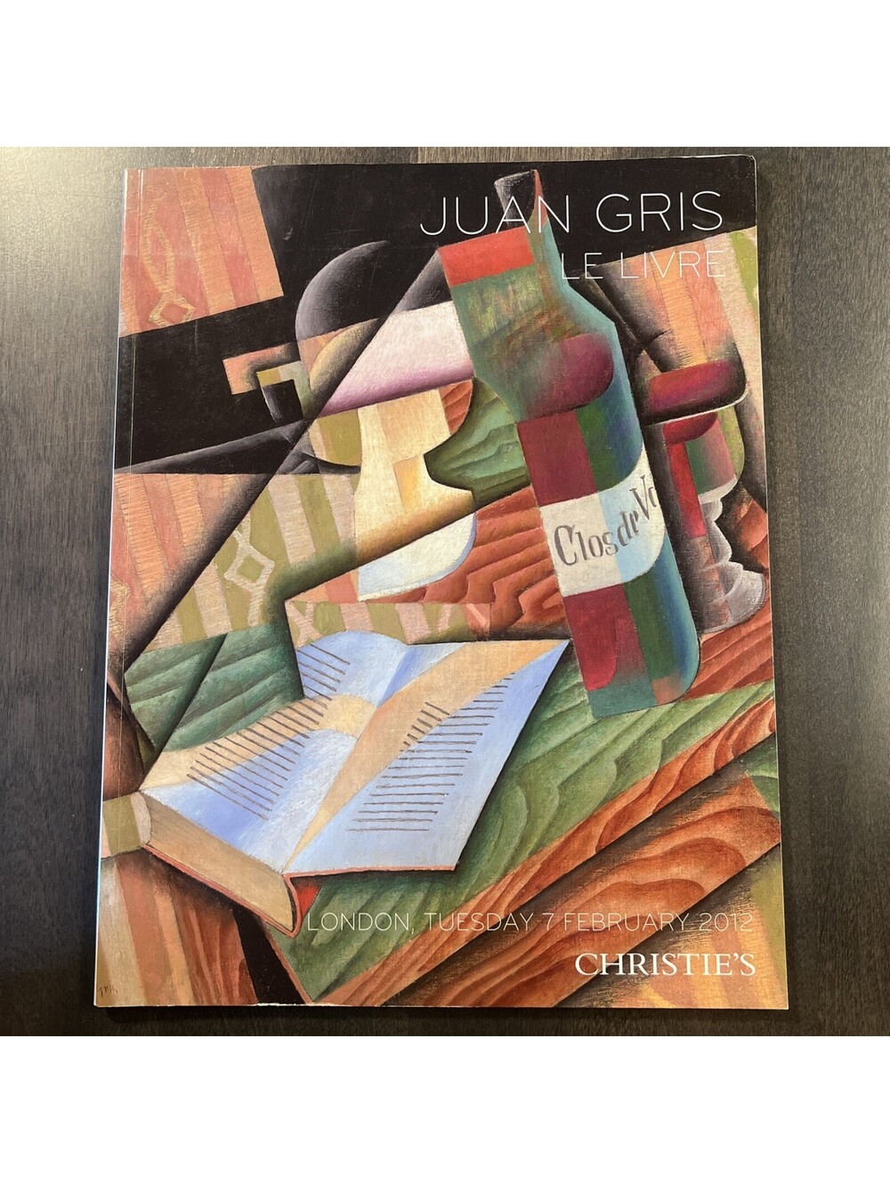 Christie's Juan Gris Le Livre - London 7 February 2012 Auction Catalog